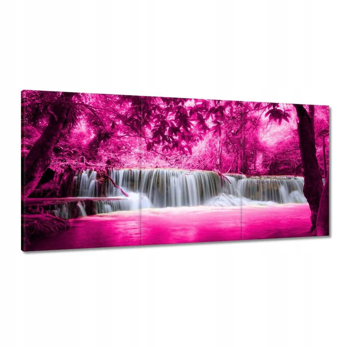 Obrazy 180x90 Ružový vodopád Krajina