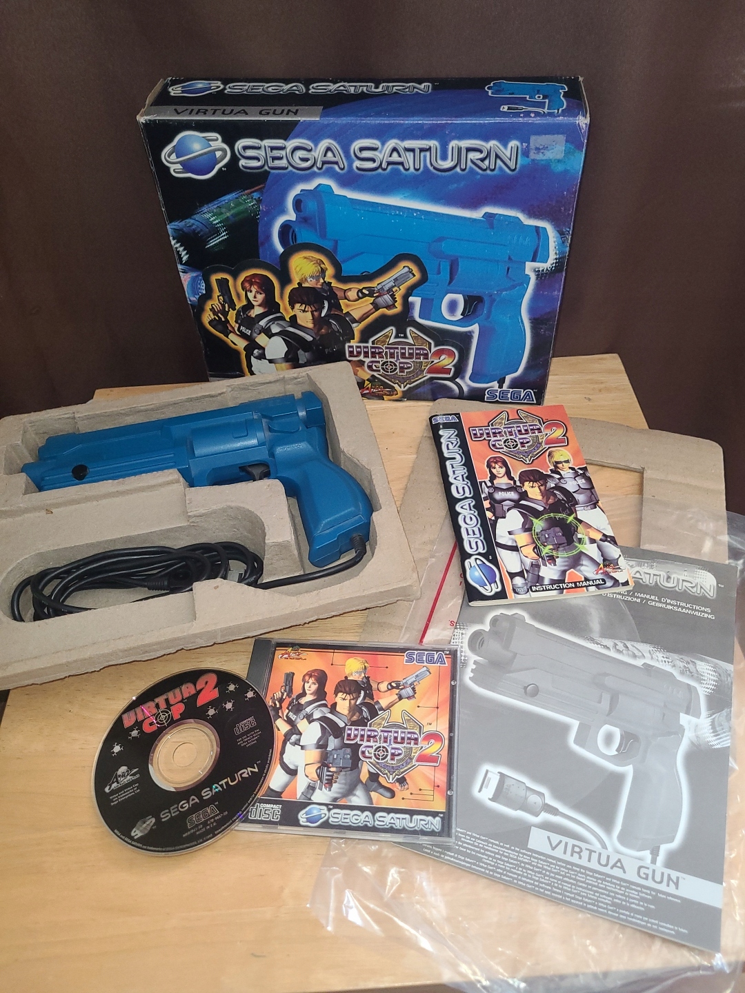 OFICJAL VIRTUA GUN PISTOLET SEGA SATURN VIRTUA COP