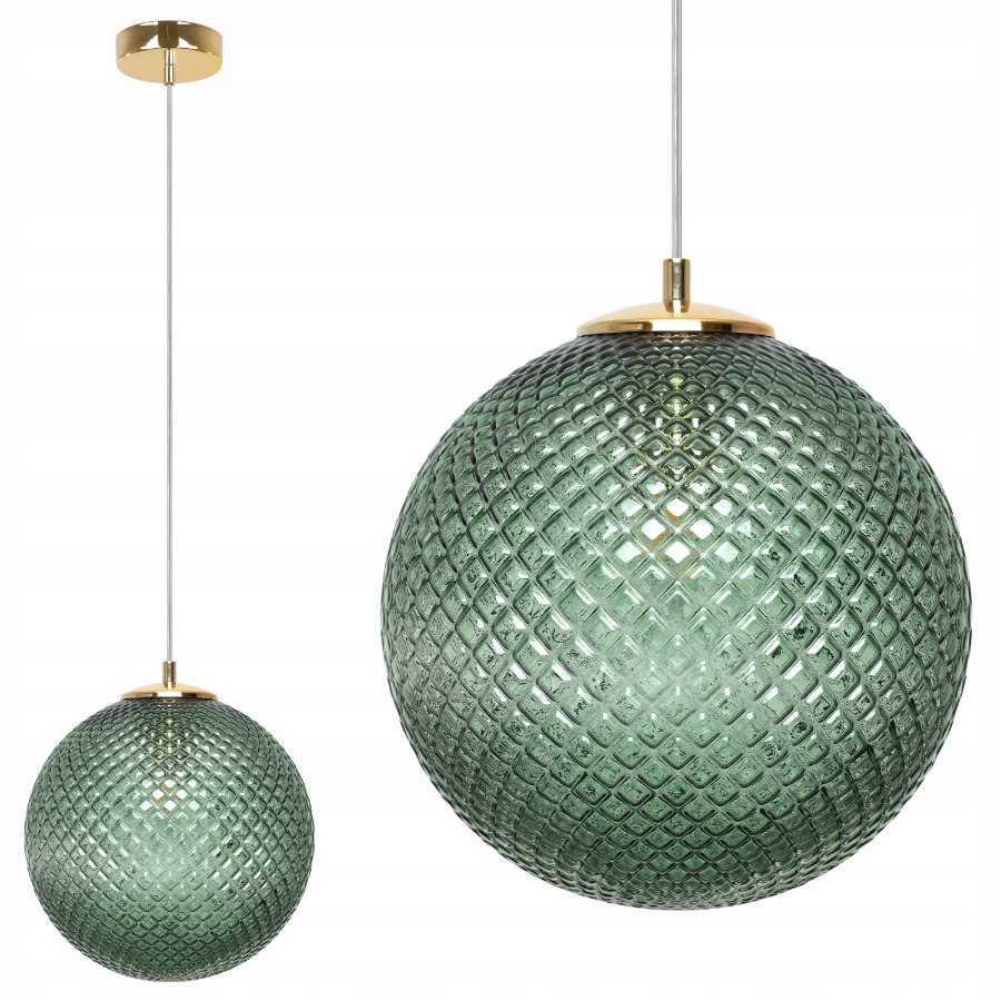 Lampa Sufitowa Wisząca Żyrandol Kryształowy Kula Do Kuchni Salonu Łazienki