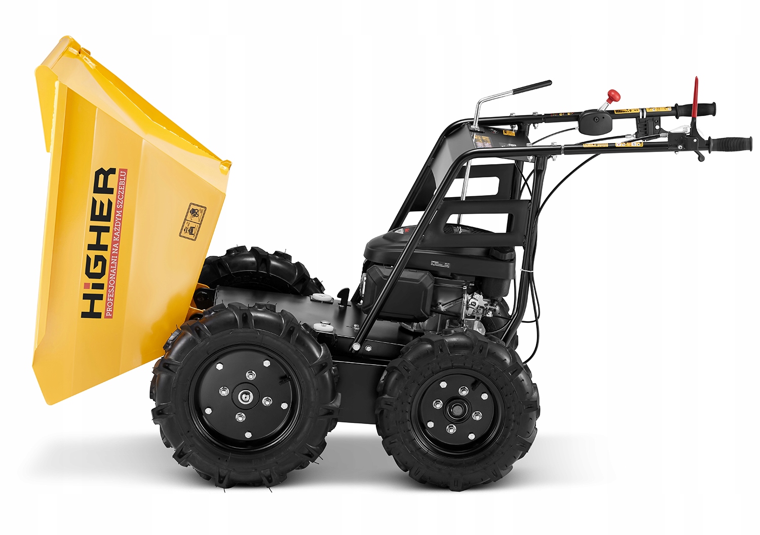 Taczka spalinowa wozidło spalinowe wózek transportowy z napędem 4x4 4,0KM — 19
