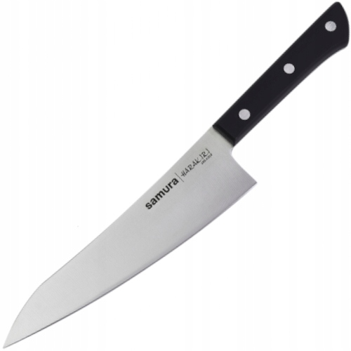 Nůž šéfkuchaře Gyuto Samura Harakiri 18,2 cm ocel AUS-8 černý Abs