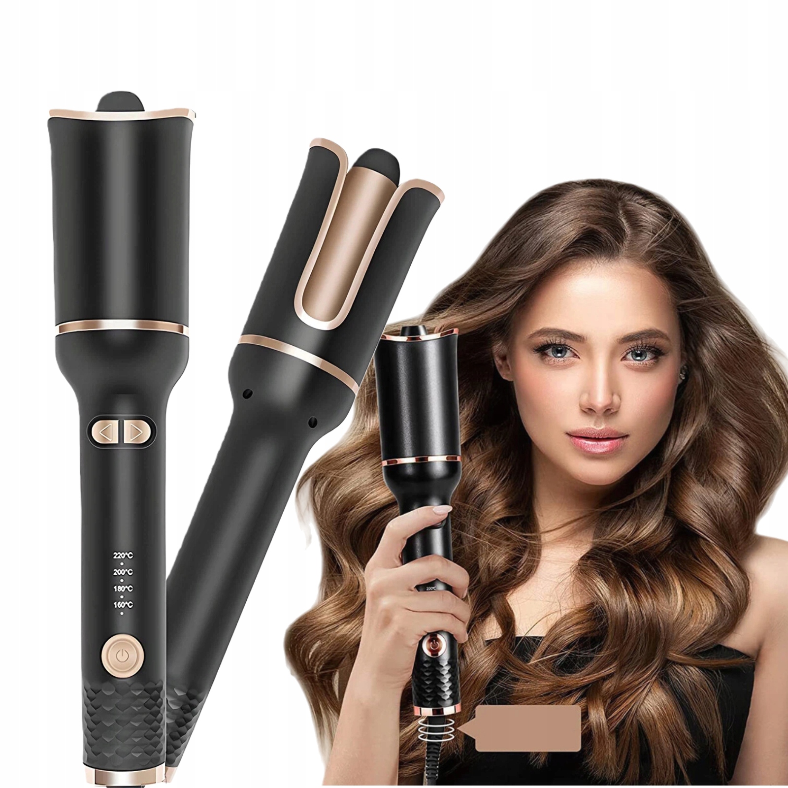 Lokówka automatyczna do stylizacji kręcenia włosów Grzebień Mocna