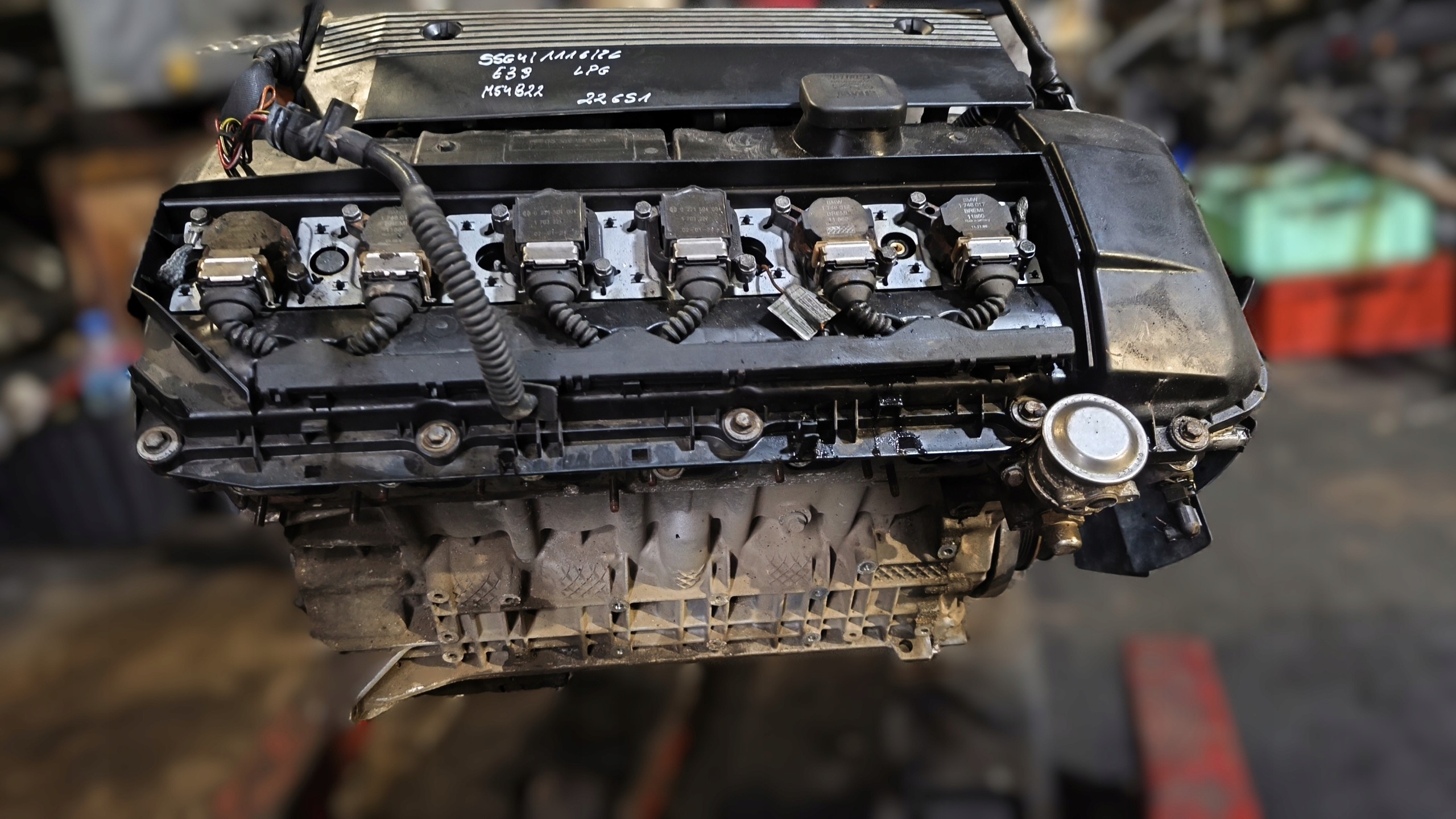 engine pillar BMW E39 520i M54B22 226S1