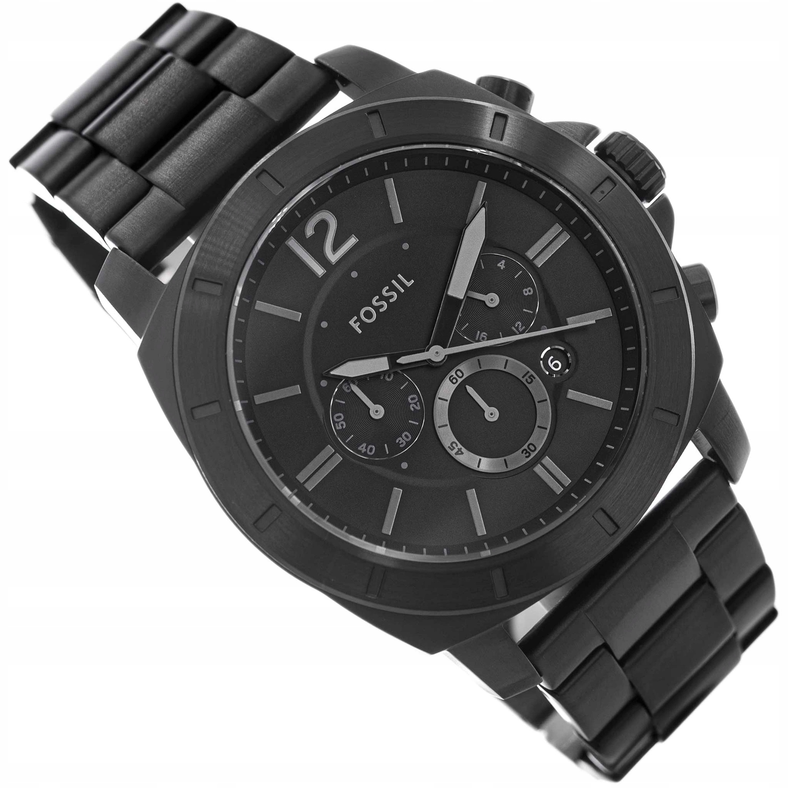 Pánské Hodinky Fossil BQ2759 Privateer Black, Originální Elegantní Datum
