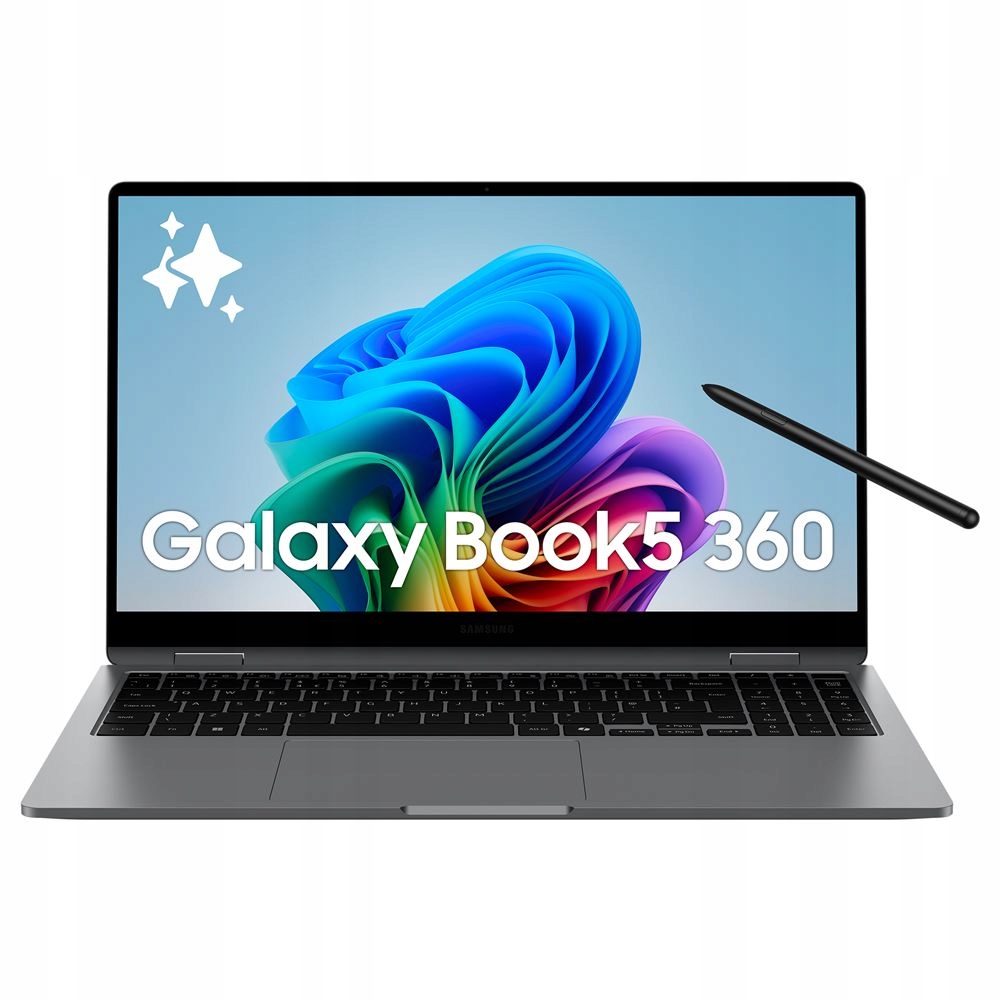 Notebook Samsung Book5 360 15,6" Intel Core Ultra 7 16 Gb 512 Gb šedý