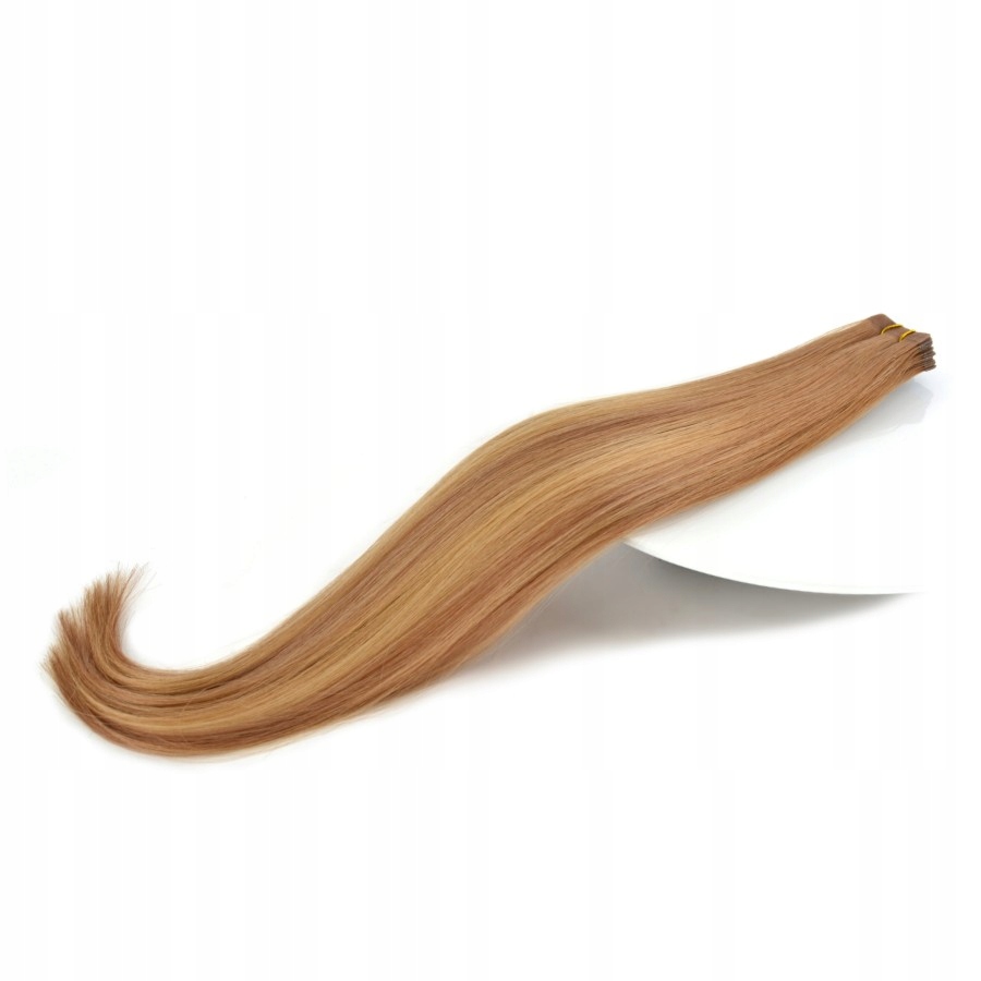WŁOSY NATURALNE PREMIUM PASMO 40cm TAPE ON CARAMEL EAN (GTIN) 59000000655572