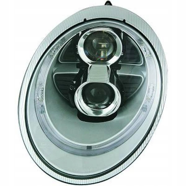 Lampy przód Porsche 997 04-09 Clear/Srebrne D2S +