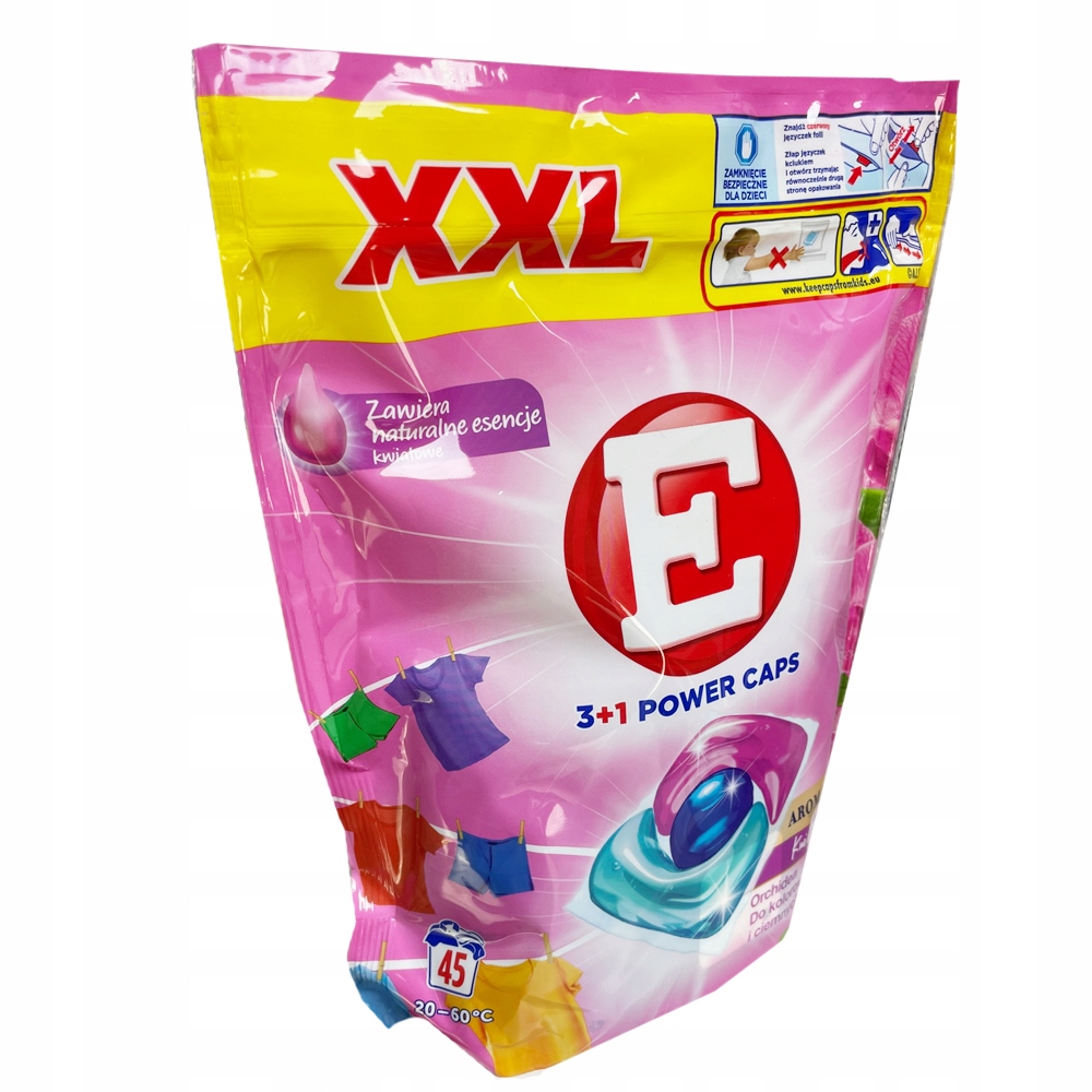 

Kapsułki Do Prania E 45 Szt Orchidea 3+1POWER Caps