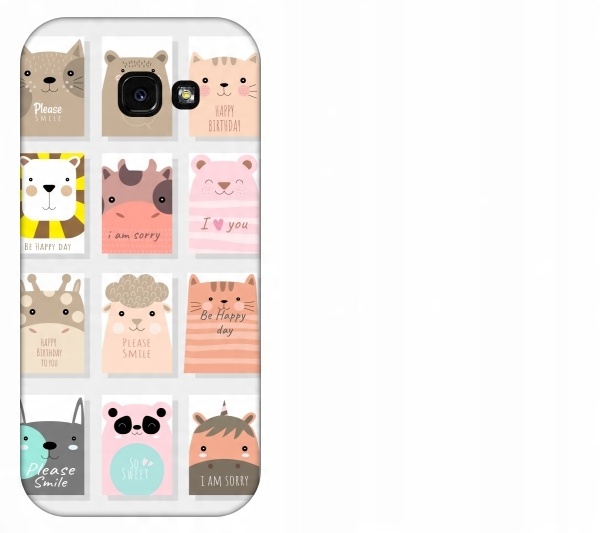

Etui pokrowiec Samsung Galaxy A5 2017 Słodkie zwie