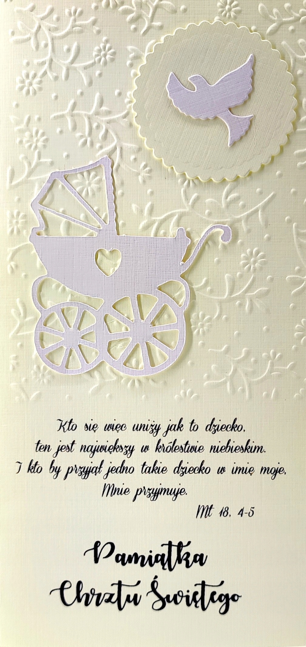 KARNET 109 - Pamiątka Chrztu Świętego
