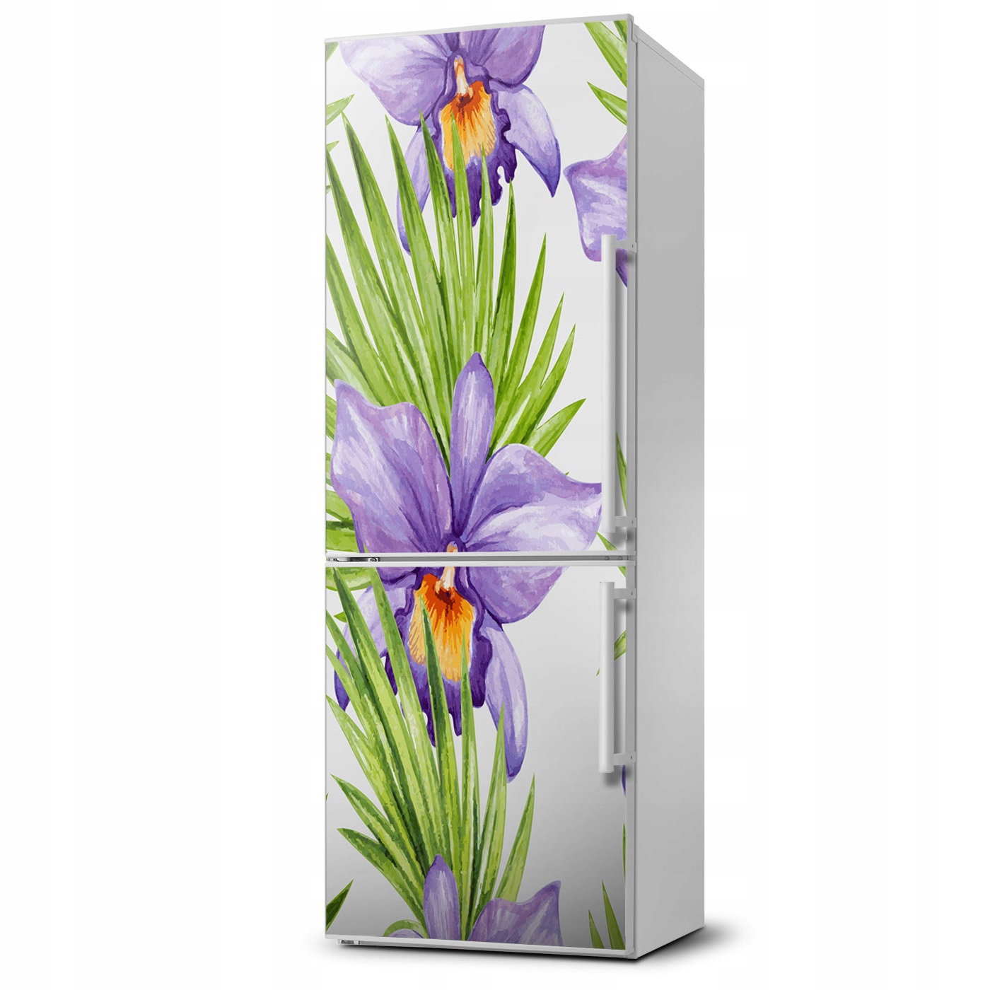 

Foto Magnes na lodówkę Orchidea i palmy 60x180