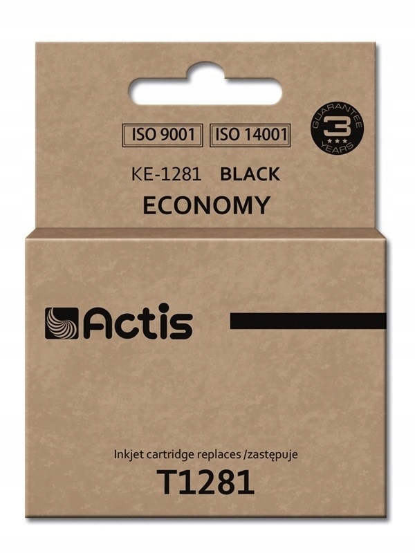 Actis KE-1281 Tusz (zamiennik Epson T1281 Standard 15 ml czarny)