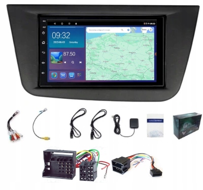 Rádio 2 Din Seat Altea Toledo 2004-2015 Android Rds Carplay Wifi Usb 2/64GB