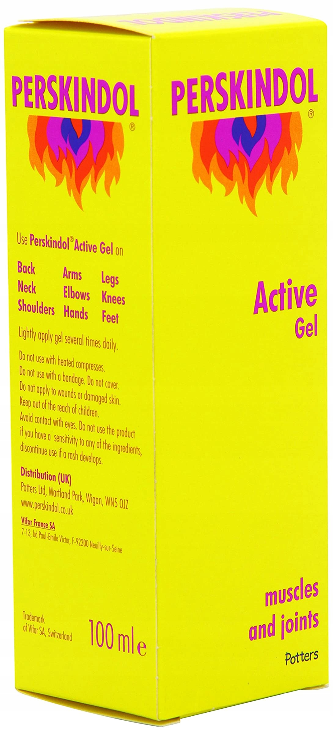 Perskindol Active Gel Na Svaly a klouby Bolest 100 ml