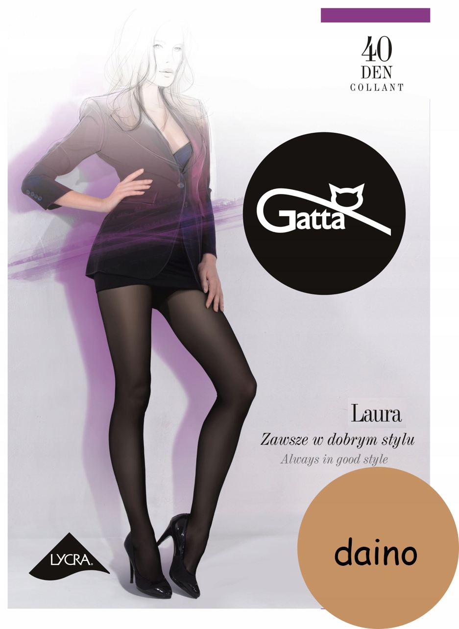 

Gatta rajstopy Laura 40 den lycra Daino 4 L