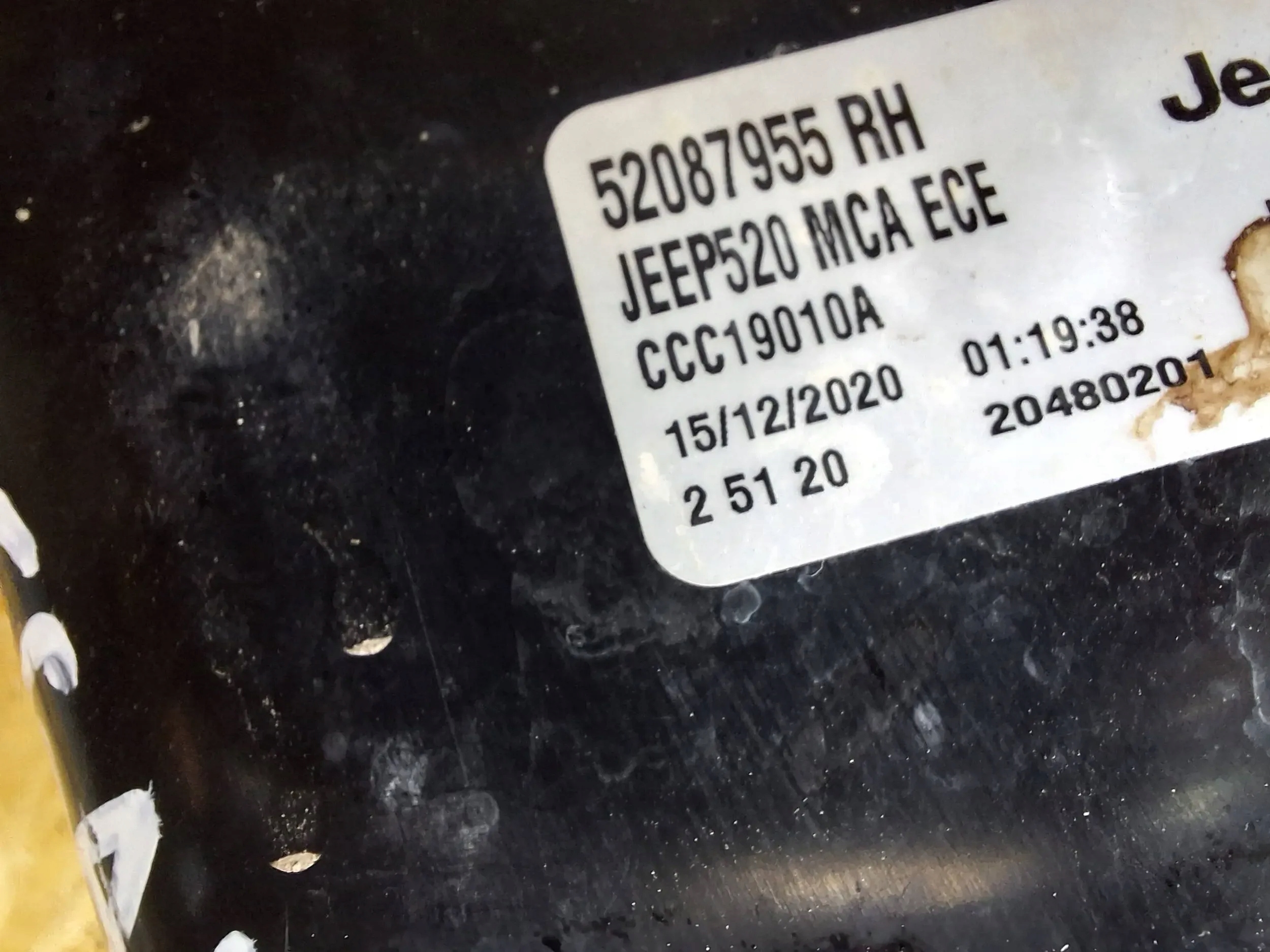 фонарь правый led 52087955 RENEGADE РЕСТАЙЛИНГ 18-