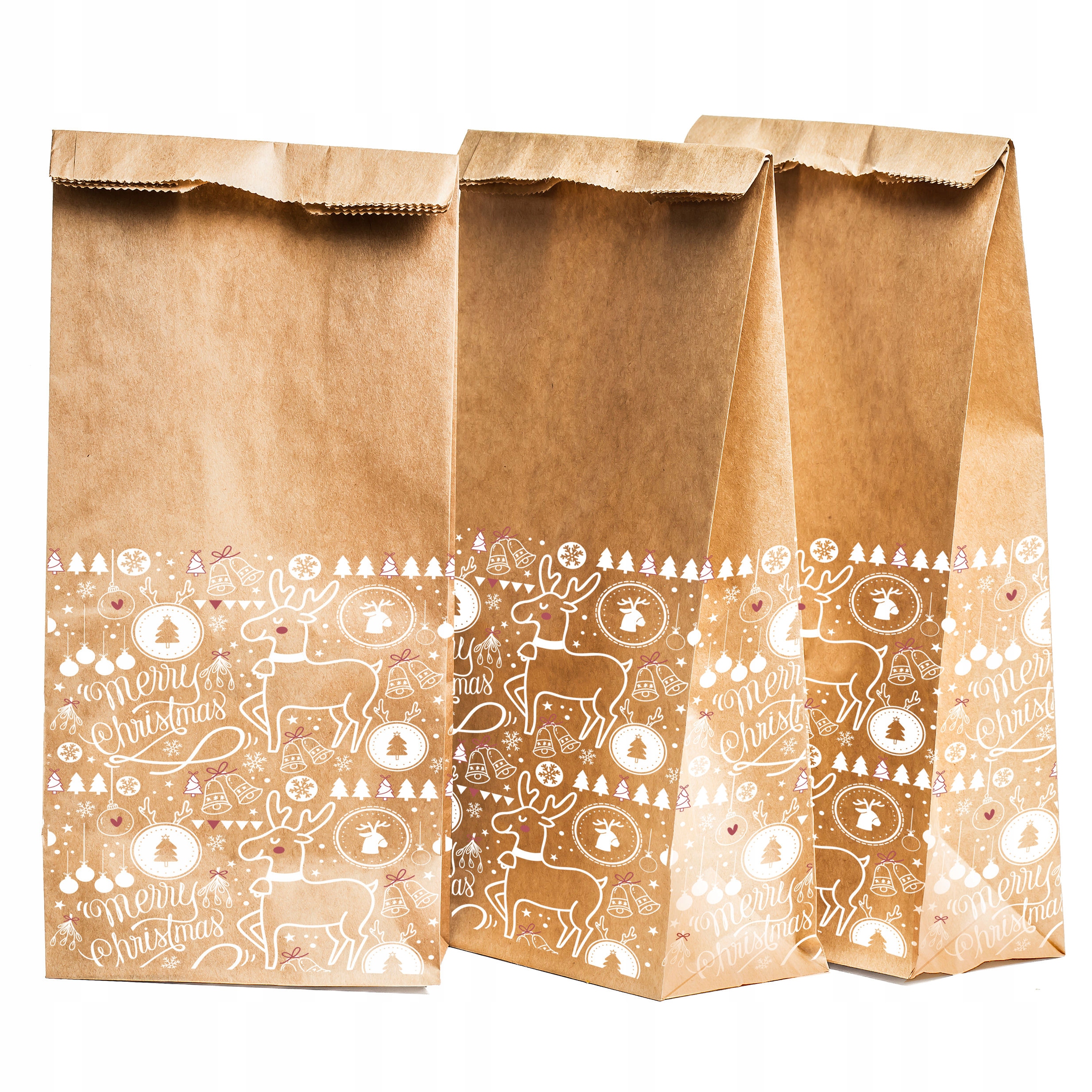 

Kalendarz Adwentowy 6 Papierowych Torebek Nadruk