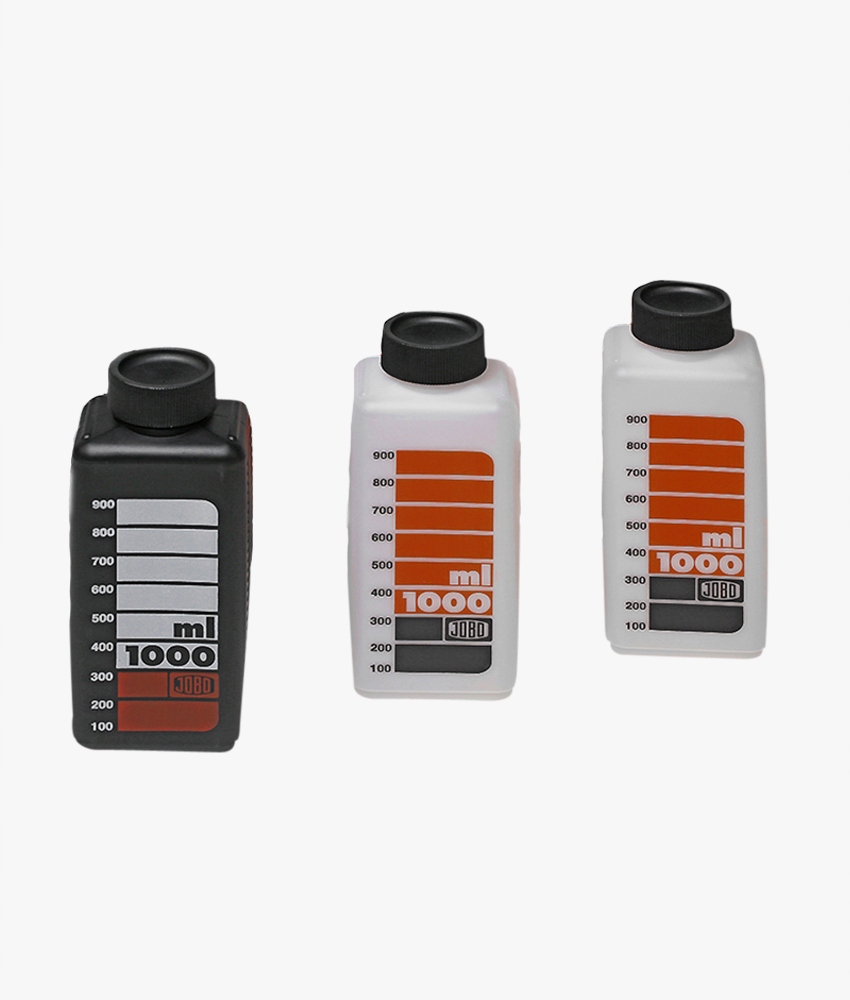 Jobo – Sada lahví na fotografickou chemii 3 x 1 litr.