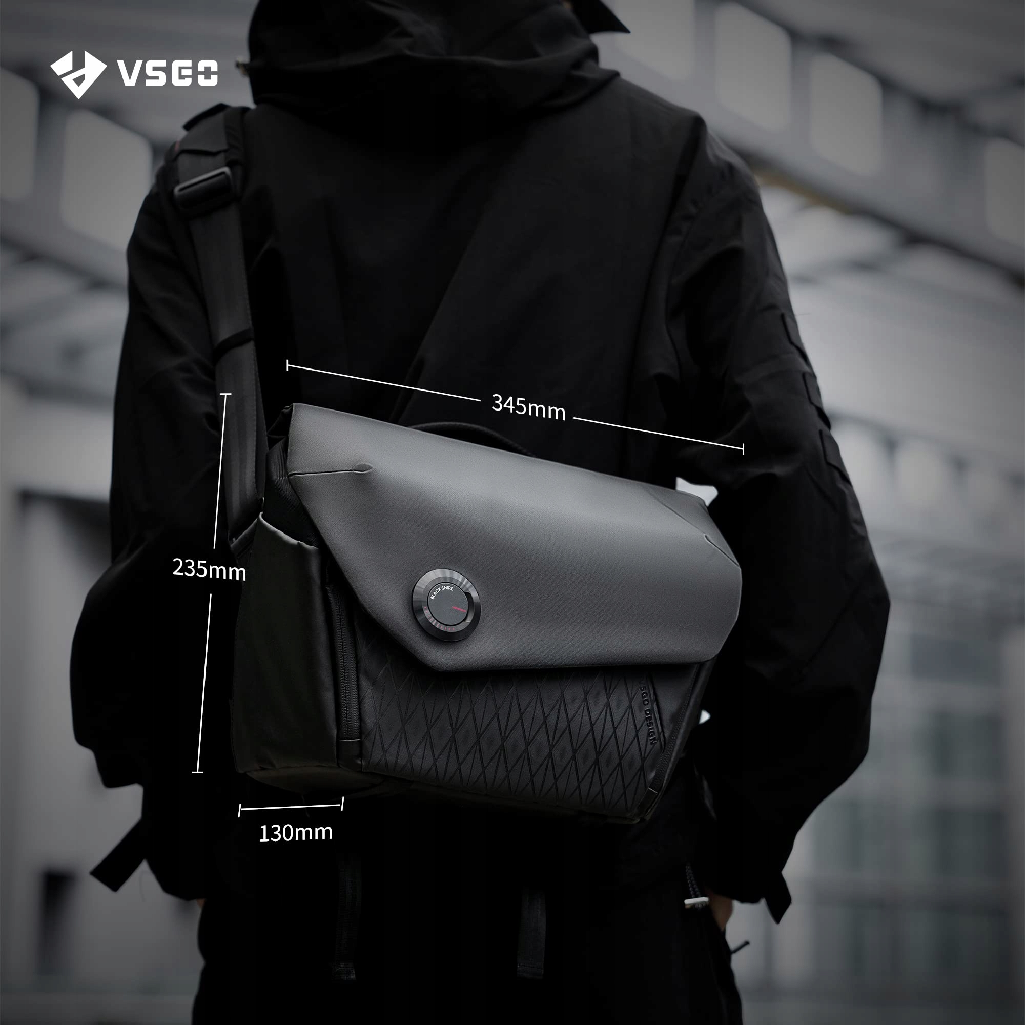 VSGO Profesjonalna Torba Na Aparat 6L Lustrzanka Cyfrowa Drony Sprzęt — miniatura 3