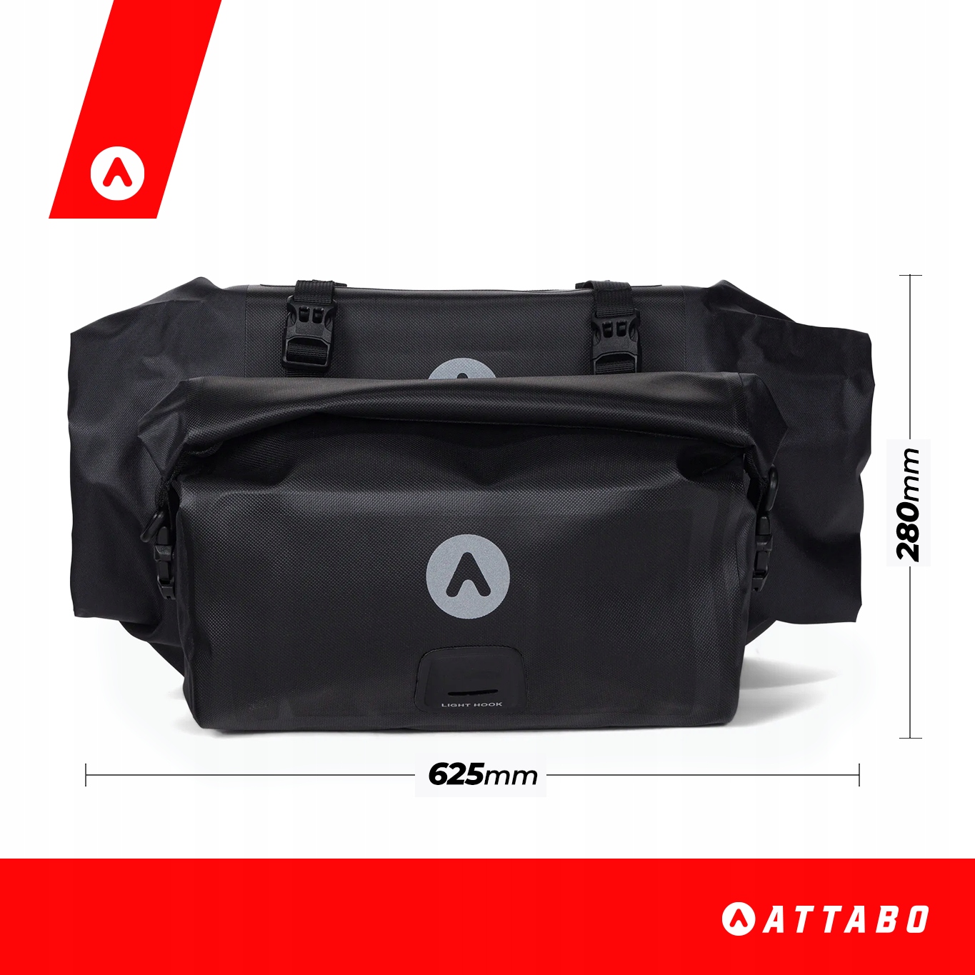 TORBA ROWEROWA NA KIEROWNICĘ ATTABO SAKWA ZESTAW 2 Marka Attabo