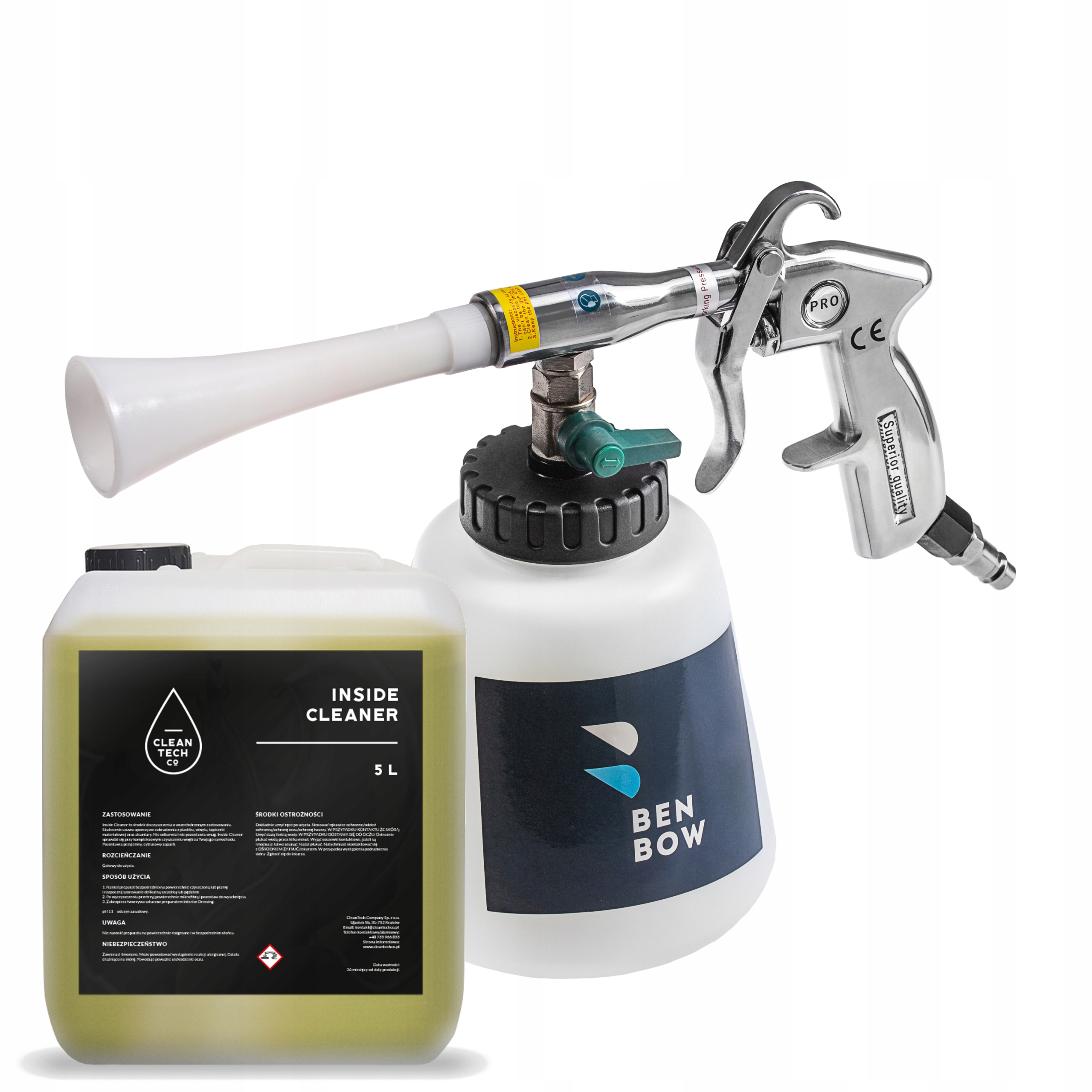 

Pistolet do Prania Tapicerki Classic 5L Płyn