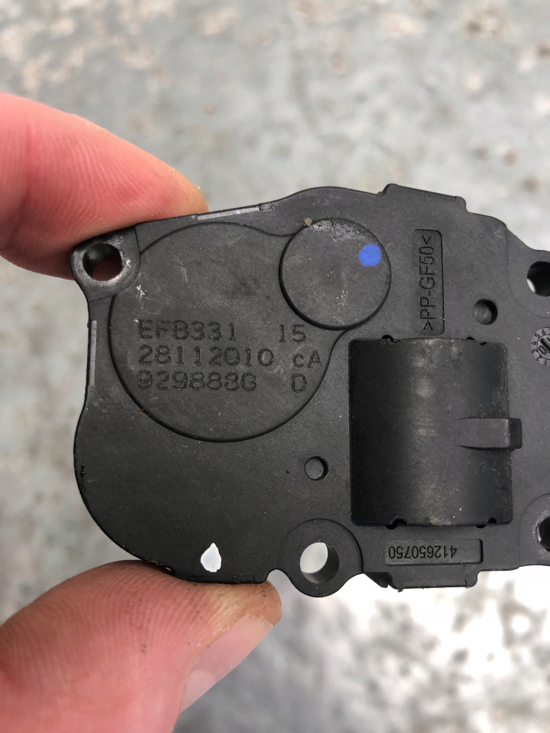 Micro moteur Bloc de chauffage complet BEHR EFB331