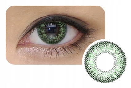 

Kolorowe soczewki kontaktowe Cool Look Green 2szt