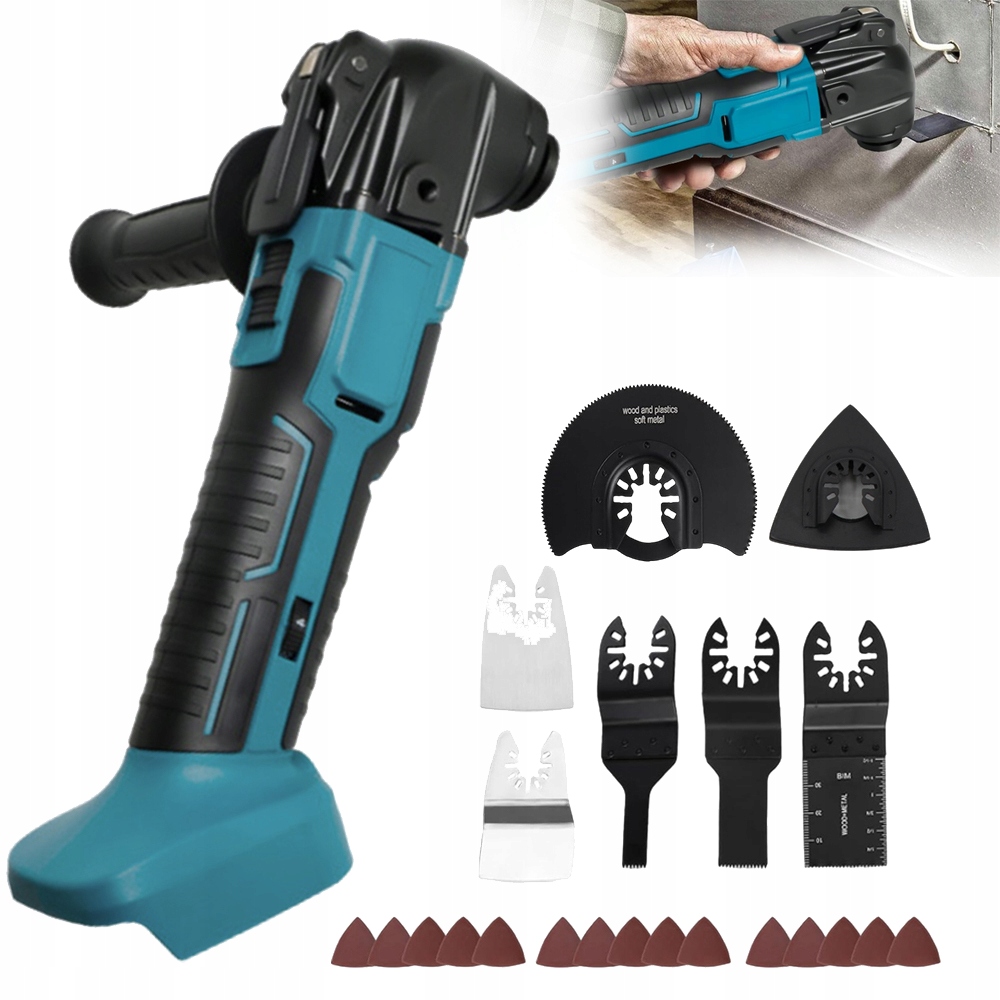 Akumulatorowe Narzędzie Wielofunkcyjne Multitool 300W Z 6 Prędkościami 18V