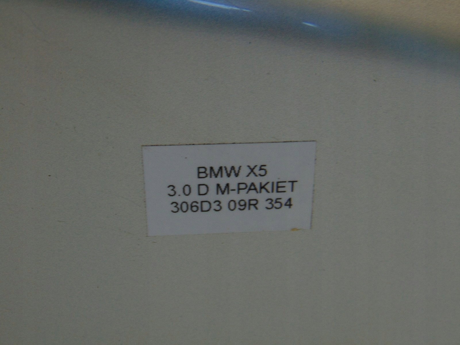 trunk door cover boot rear part rear BMW X5 E70 354