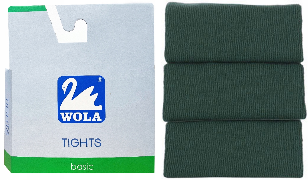 

Wola rajstopki gładkie Bawełniane zielone 80-86