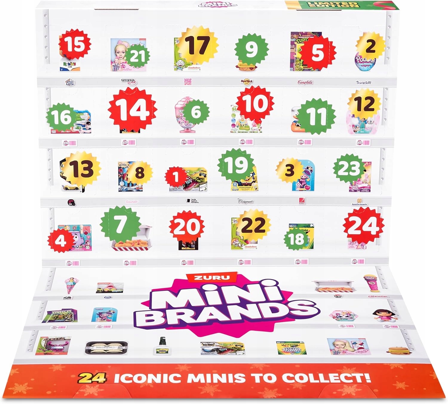 Адвент-календарь ZURU Mini Brands, 24 сюрприза и 4 эксклюзивные фигурки, от 3 лет — фото 4