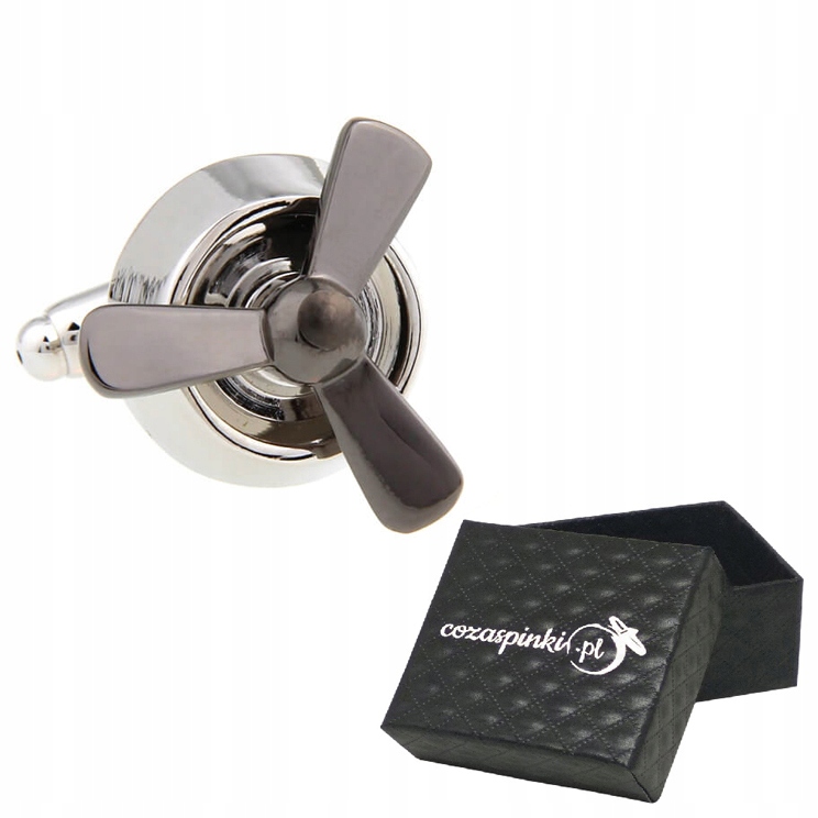 

Spinki do mankietów Ruchome Śmigła Samolotu