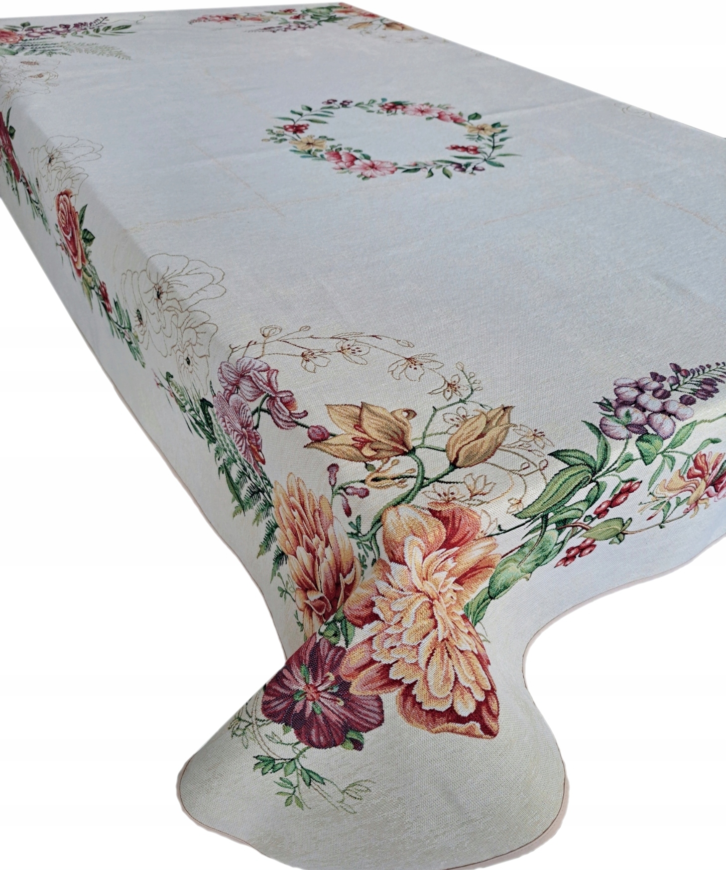 Ubrus 140x180 cm V100 květiny