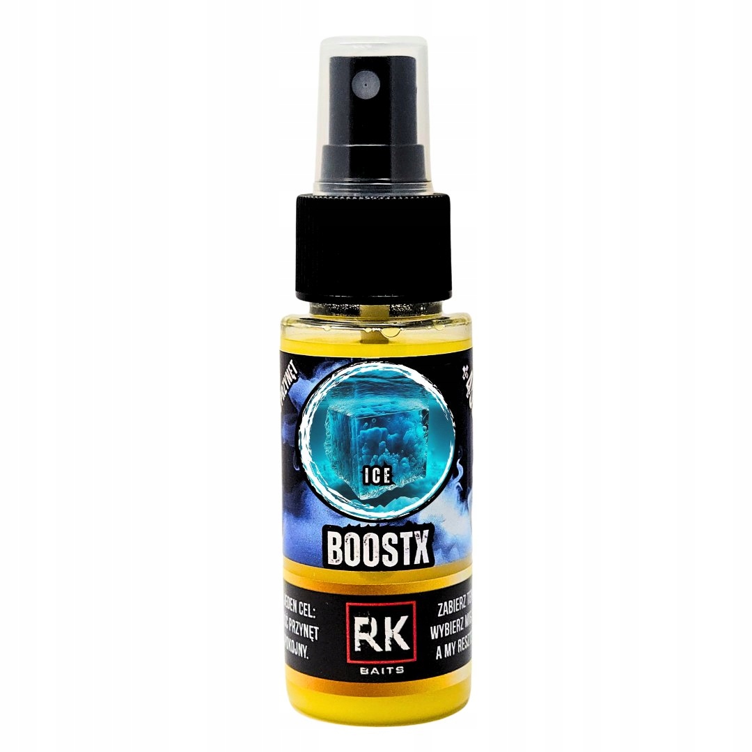 Spray do przynęt dopalacz BoostX Rk Baits Ice 50ml