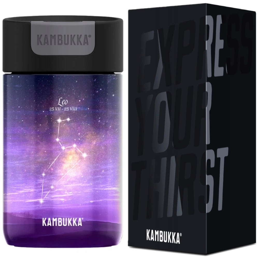 Kubek termiczny Kambukka 300ml do samochodu, na kawę Olympus Zodiak Lew