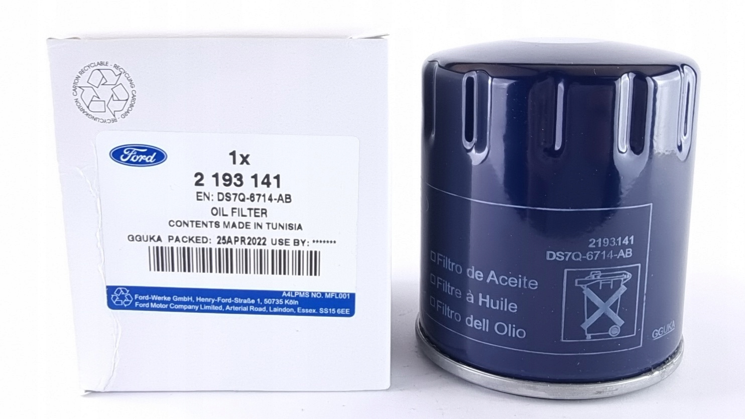 FILTR OLEJU MONDEO 2014-19 2,0 TDCI DW10F 2193141