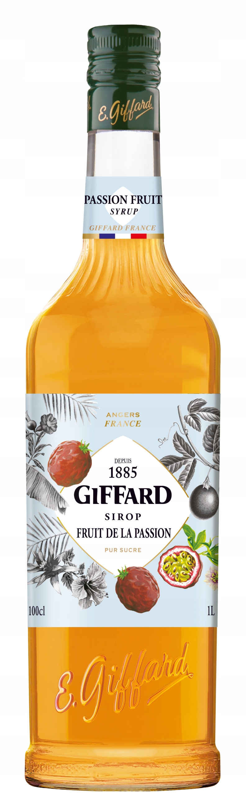 3x Syrop passion fruit Giffard 1000 ml marakuja+GRATIS