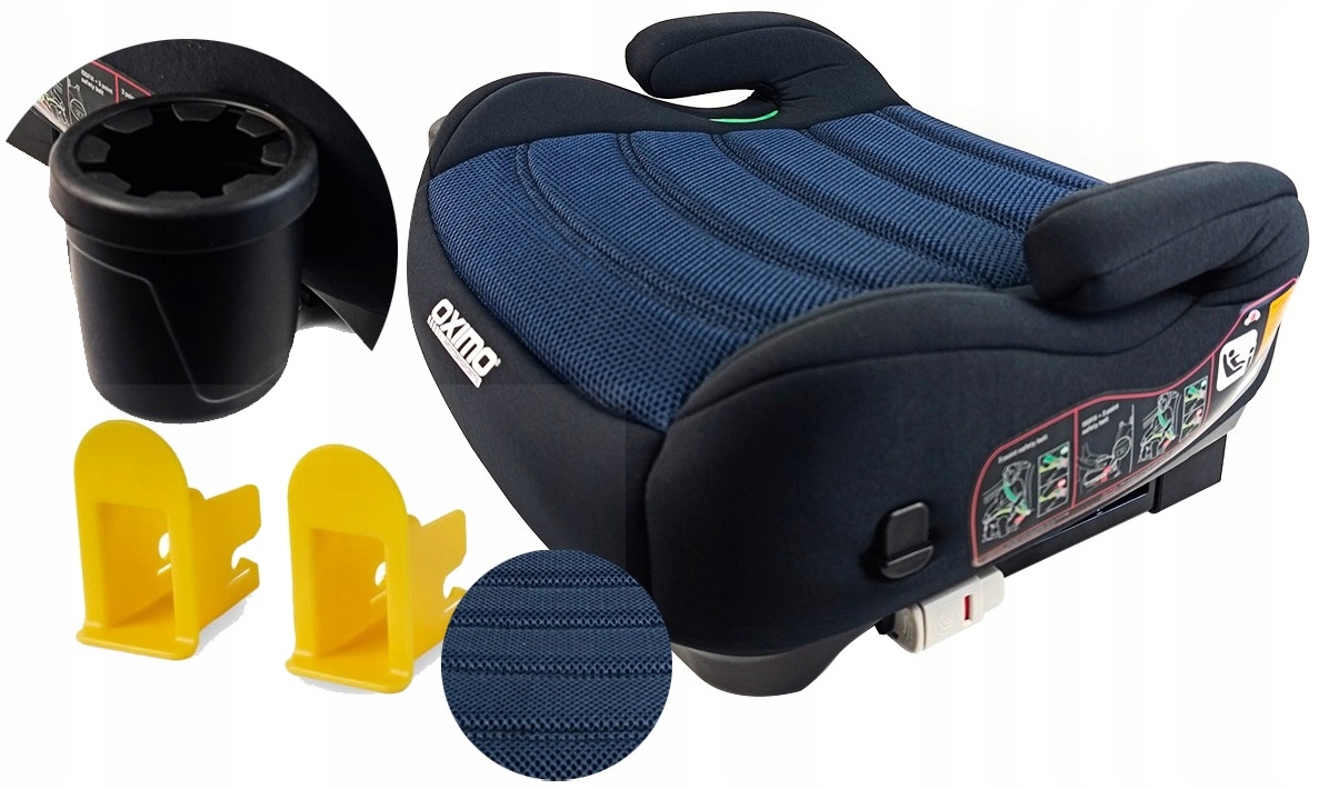 Oximo Fotelik Samochodowy Siedzisko Podstawka Isofix I-size 125-150 cm