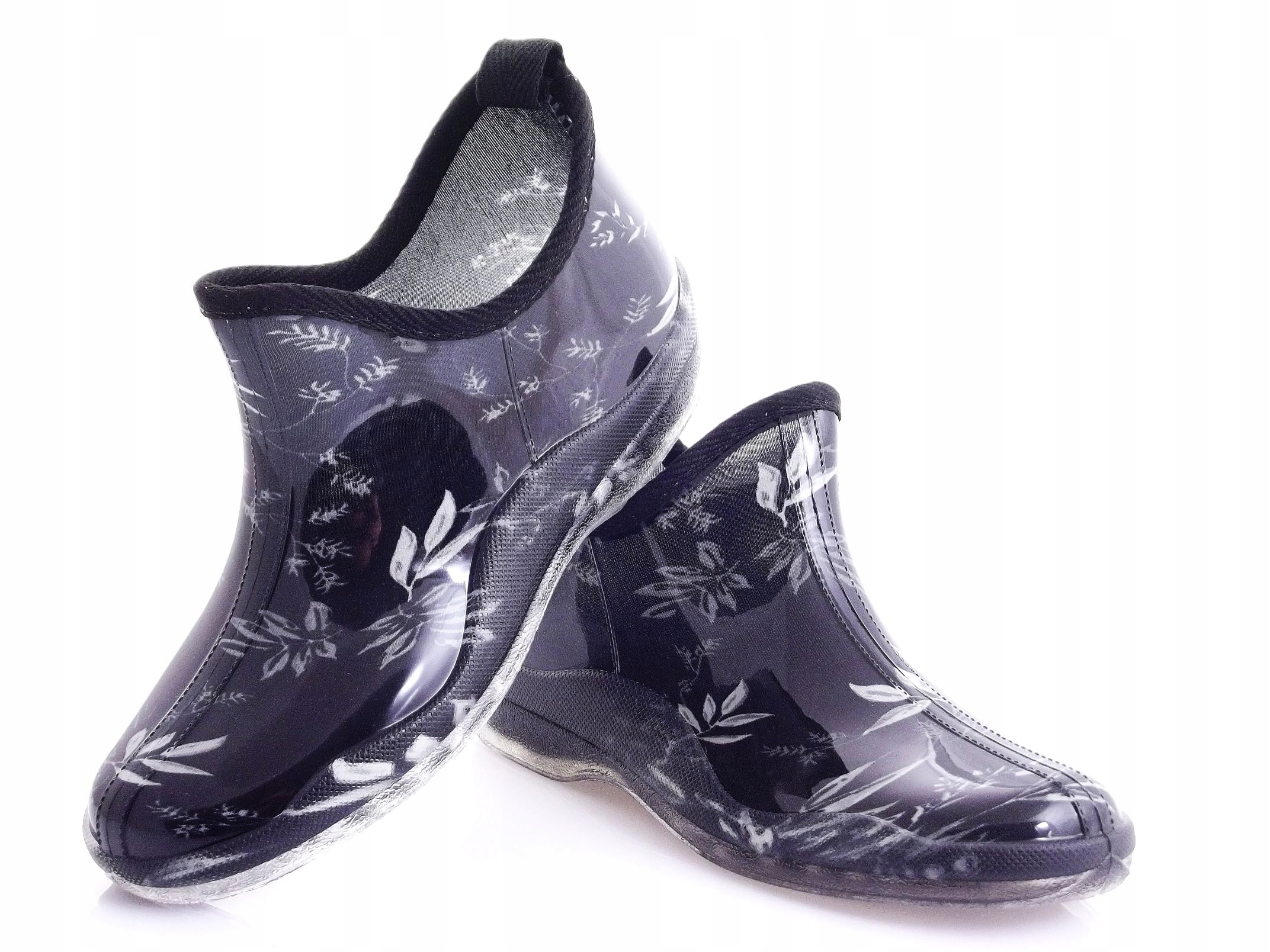 Kalosze damskie krótkie czarne 1 lakier r.36/przeczytaj opis/ Kod producenta LFF35