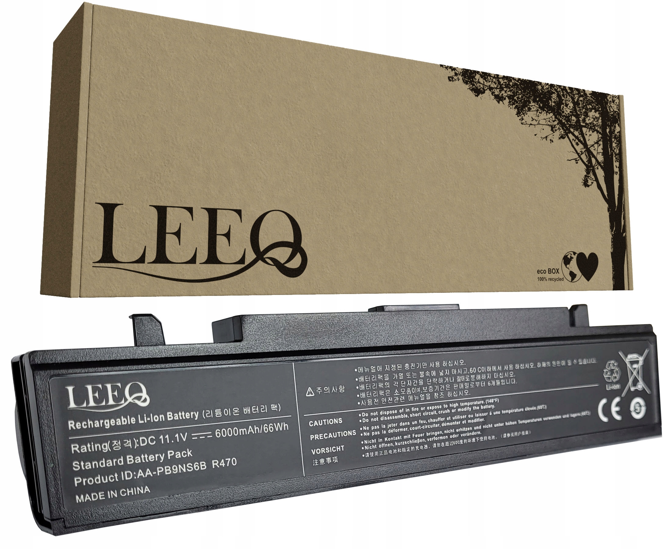 Bateria AA-PB9NC6B do SAMSUNG R519 R530 R540 Duża