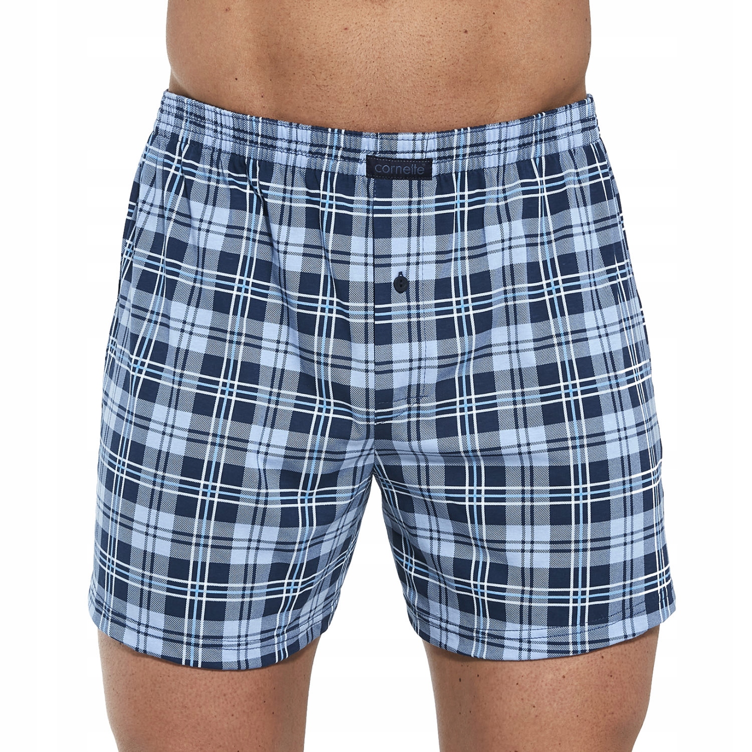CORNETTE bokserki COMFORT box luźne 008/251 kratka Fason Bokserki