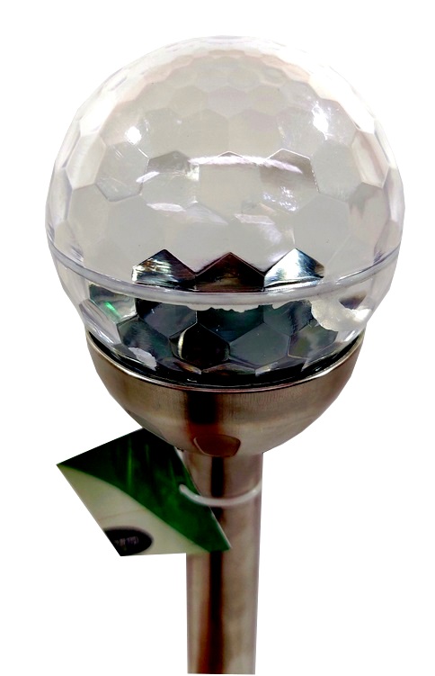 

Lampka ogrodowa Solarna Kula efekt pęknięte szkło