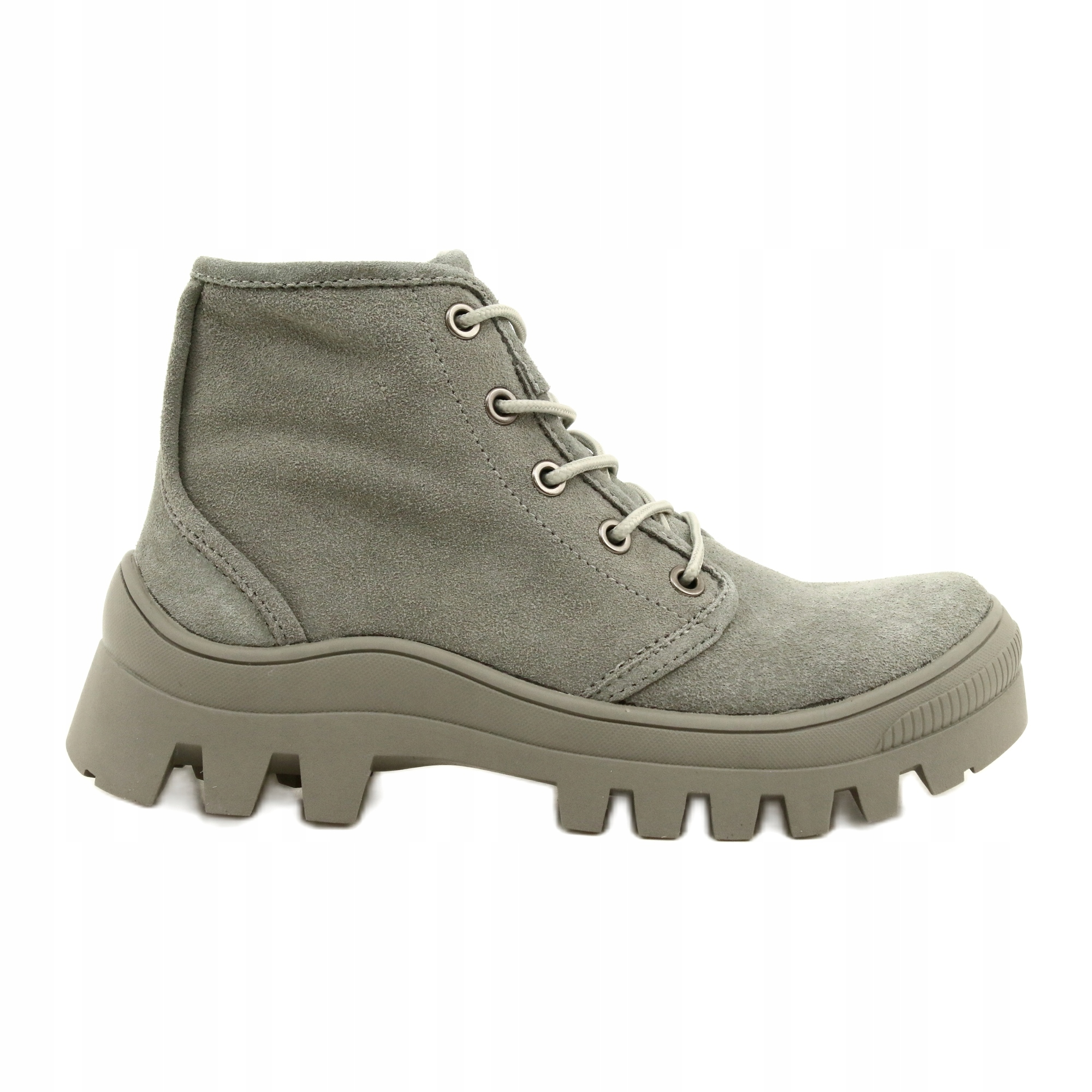 

WYsokie Skórzane Trampki Filippo Szare r.37