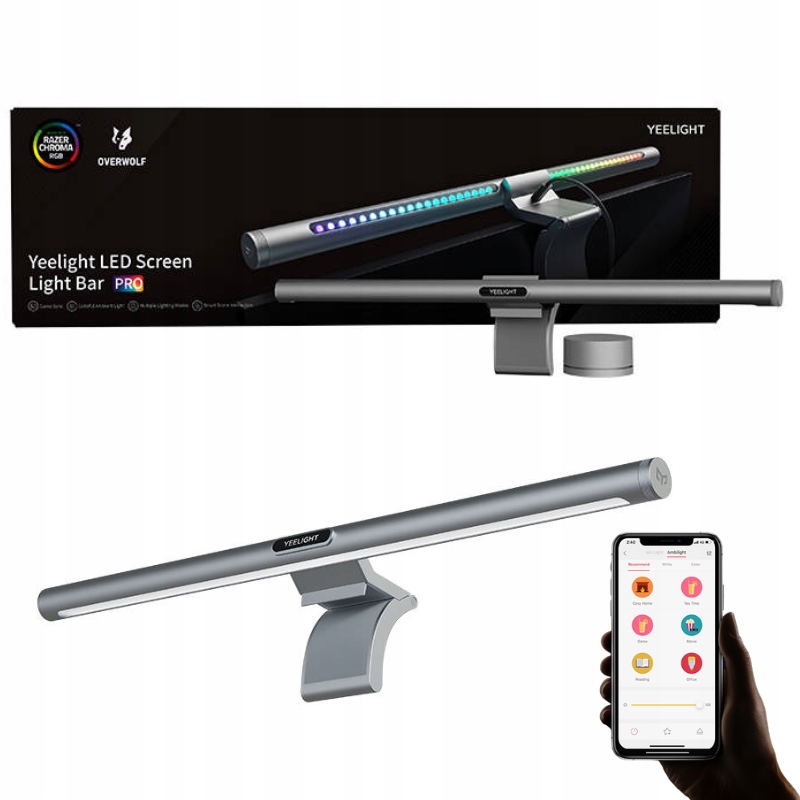 Lampa na monitor Yeelight , svetlo na obrazovku, Rgb, 280lm, 2700k-6500k, 10w, Wifi, Bt...