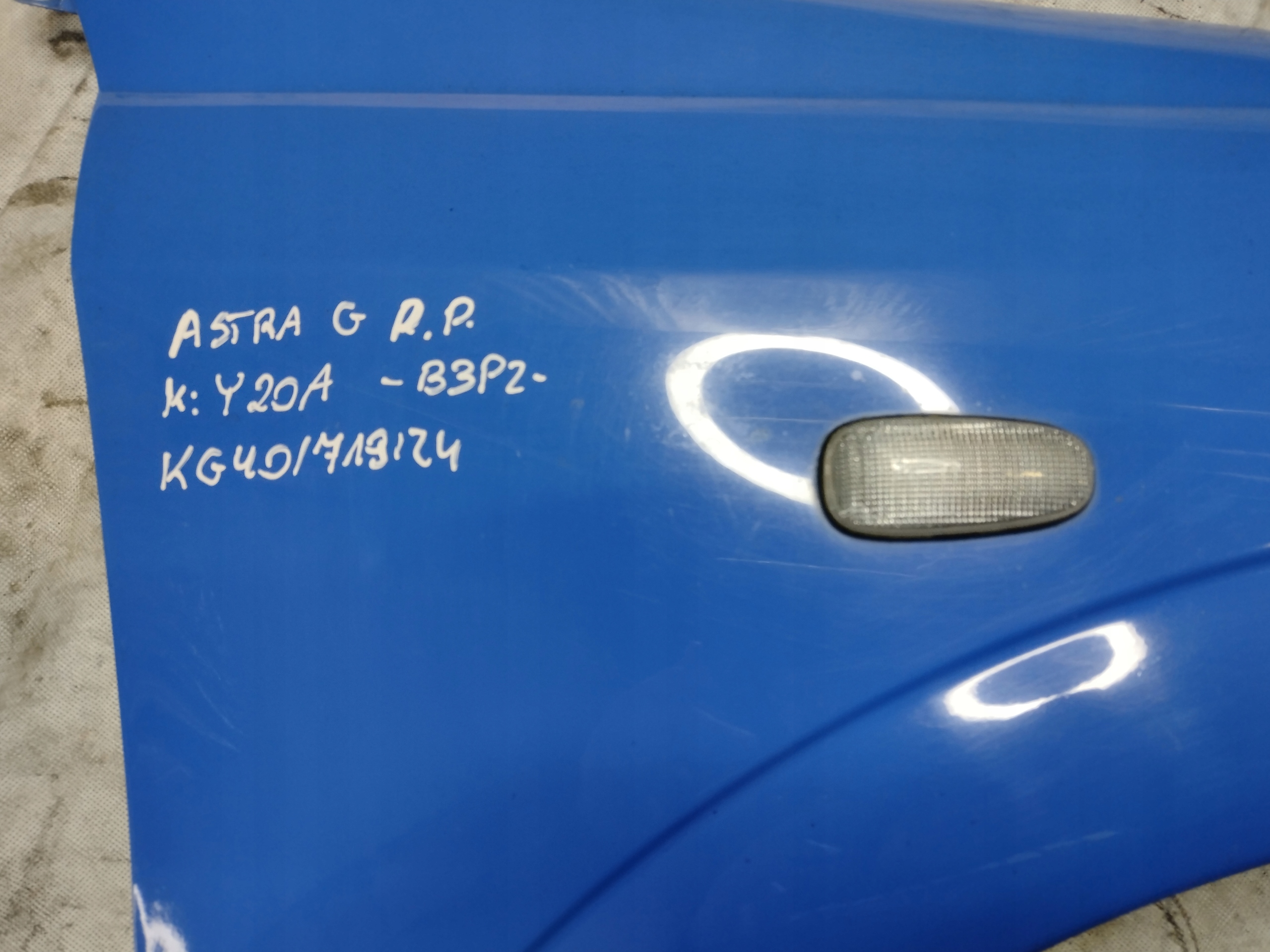 fender right front Opel Astra G II 2 k: Y20A