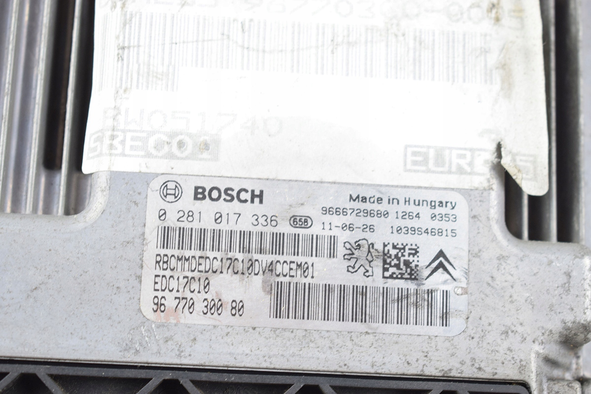 Computer Bedienteil CITROEN PEUGEOT 0281017336