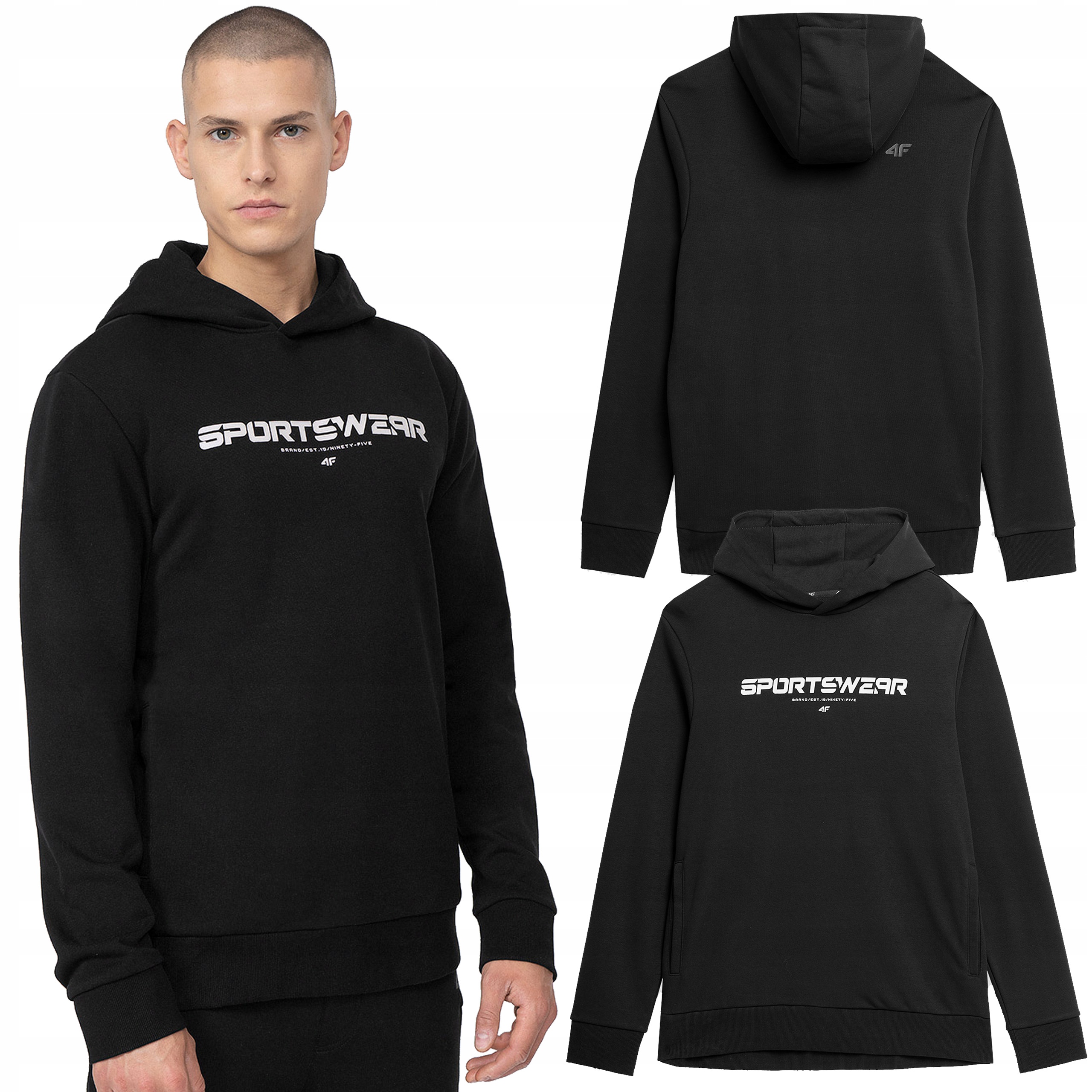 

Bluza Męska 4F Sportowa Bawełna z Kapturem Limited