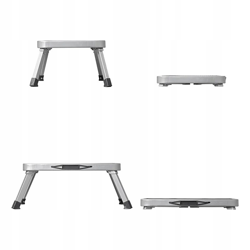 SCHODEK STOPIEŃ PODEST WEJŚCIOWY DO KEMPINGU KAMPERA SKŁADANY 150kg Marka Proplus