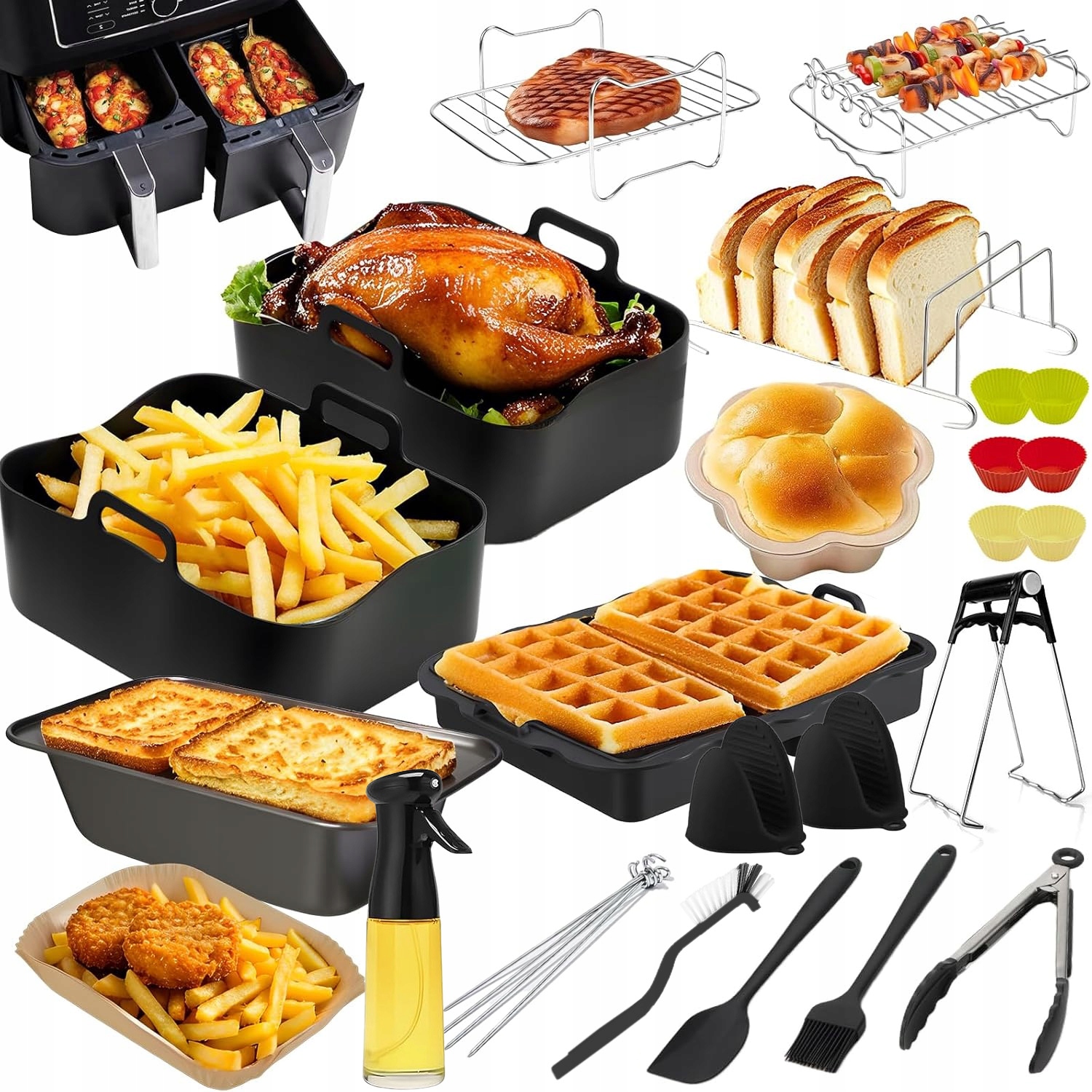 Sada Příslušenství Pro Beztukovou Fritézu Je Netoxická A Bez Zápachu