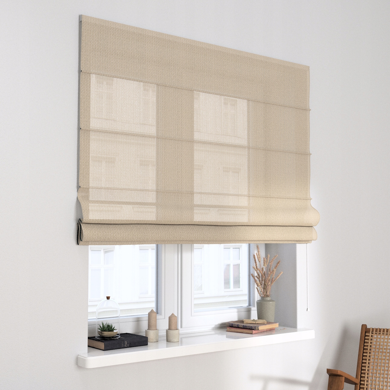 Hotová římská roleta Capri 120x180 cm béžová